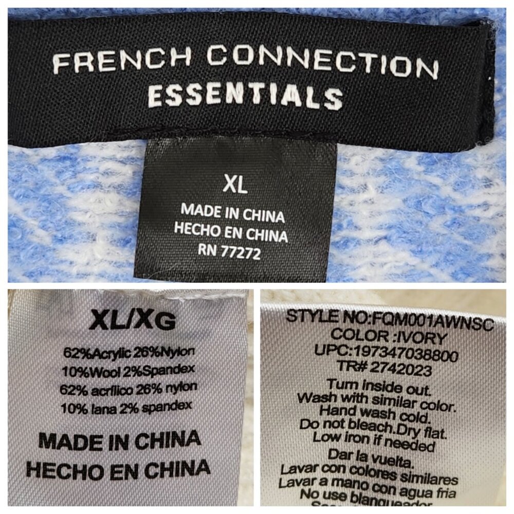 French Connection Essentials Pullover Sweater Siz… - image 3